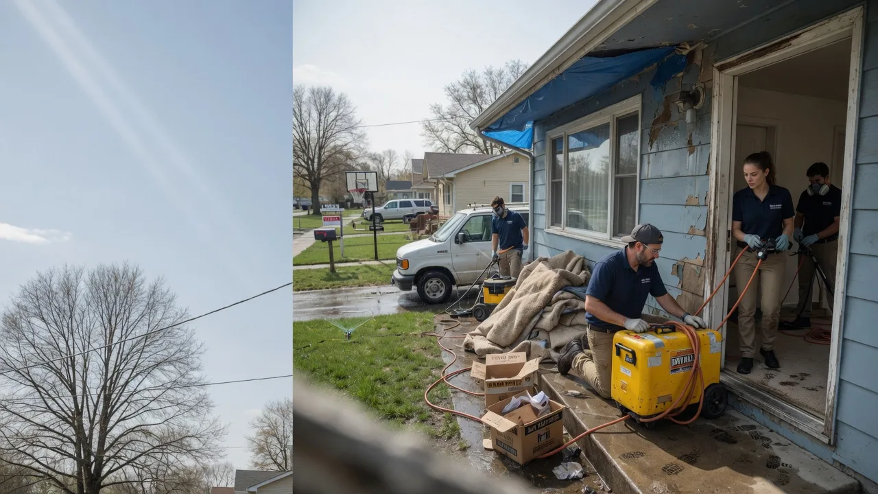Basement Flood Cleanup in Sandborn, IN near me